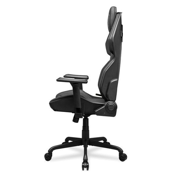 Геймерское кресло Cougar Hotrod Black, чёрное, экокожа фото