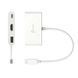 USB хаб J5create JCA379EW-N 3-в-1 з HDMI і Power Delivery, білий фото 3