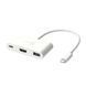 USB хаб J5create JCA379EW-N 3-в-1 з HDMI і Power Delivery, білий фото 1