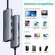 Док-станція Choetech HUB-M19-GY USB-C 7-в-1, сіра фото 3