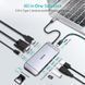 Док-станция Choetech HUB-M15-GY USB-C 9-в-1, серая фото 3
