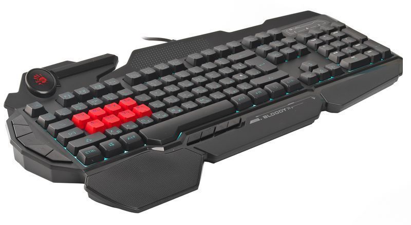 Клавіатура ігрова Bloody B318 LK Black дротова USB, чорна фото