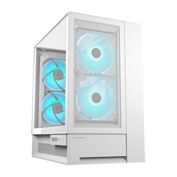 Ігровий корпус Cougar OmnyX RGB білий з чотирма вентиляторами 160 мм фото