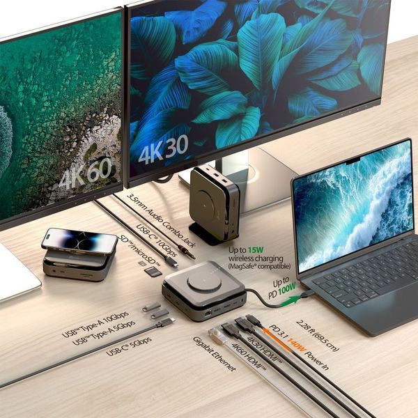 Док-станція J5create JCD3199-N USB-C, Space Grey