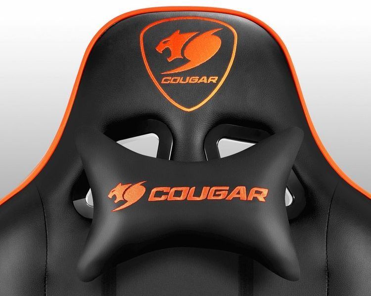 Геймерське крісло Cougar Armor Black/Orange, чорне з помаранчевим фото