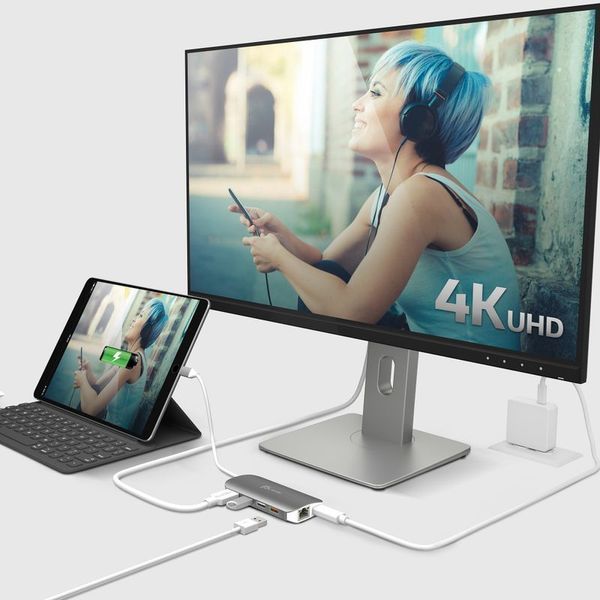 Док-станция J5create JCD383-N USB-C 9-в-1, серая