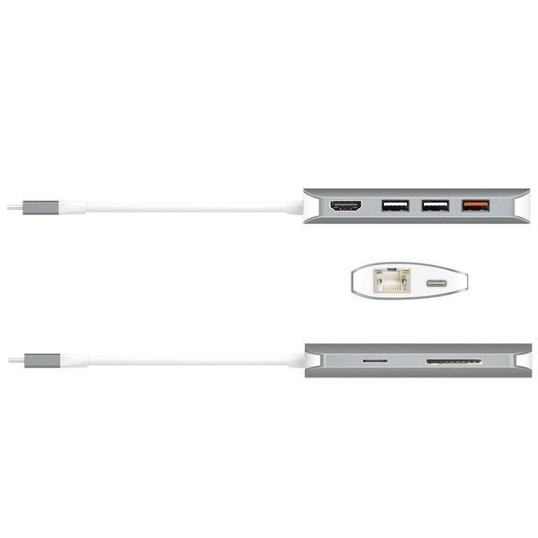 Док-станция J5create JCD383-N USB-C 9-в-1, серая