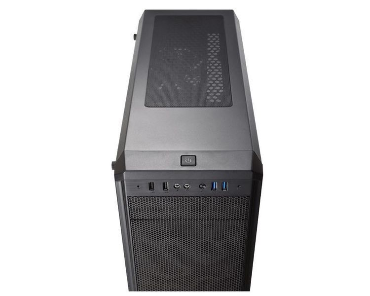 Корпус для ПК Cougar MX330-G черный игровой Mid Tower ATX со стеклянной боковой панелью, вентилятором 120 мм, видеокартой до 350 мм, радиатором 240 мм фото