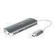 Док-станция J5create JCD383-N USB-C 9-в-1, серая фото 2
