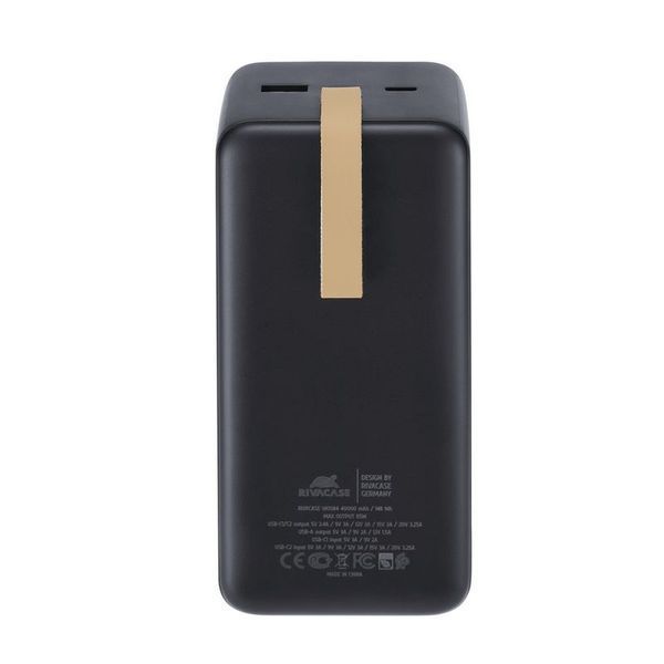 Павербанк RIVACASE RIVAPOWER VA1084 40000 мА&middot;ч PD 65 Вт, чёрный