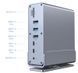Док-станция Cablexpert A-CF-COMBO15-01 USB-C 15-в-1, серая фото 8