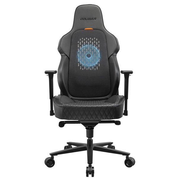 Геймерское кресло Cougar NxSys Aero Black с RGB-вентилятором фото