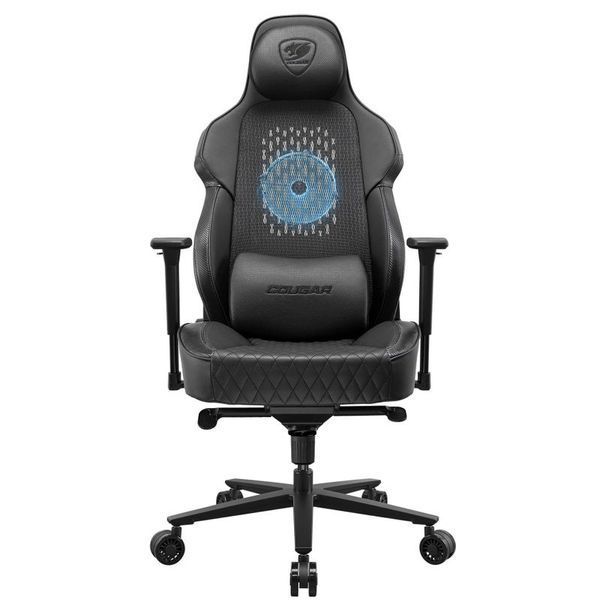 Геймерское кресло Cougar NxSys Aero Black с RGB-вентилятором фото