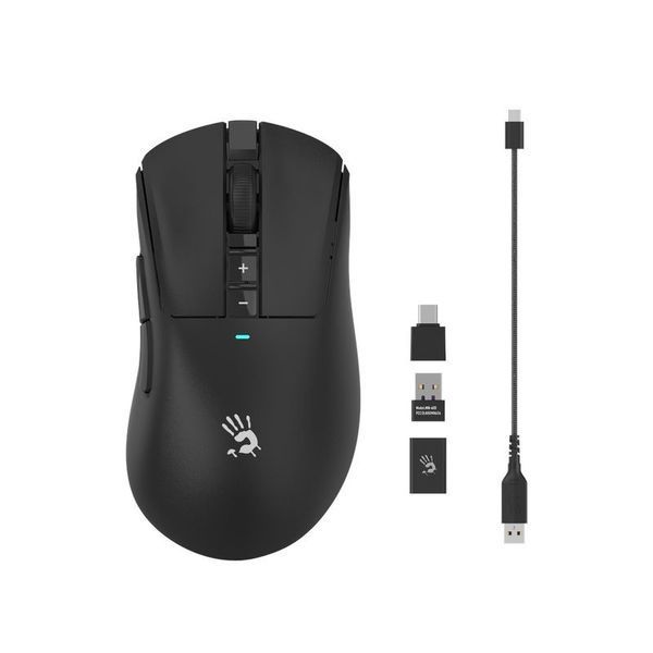 Мышь игровая беспроводная Bloody R73 Ultra, чёрная фото