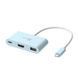 USB-хаб J5create JCA379EC-N 3-в-1 з HDMI і Power Delivery, блакитний фото 1