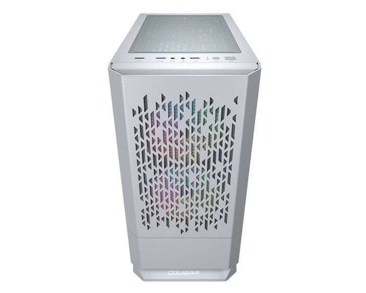 Корпус ігровий Cougar MG140 Air RGB Mini Tower, білий фото