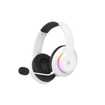 Наушники игровые беспроводные Bloody GR520 с микрофоном, белые