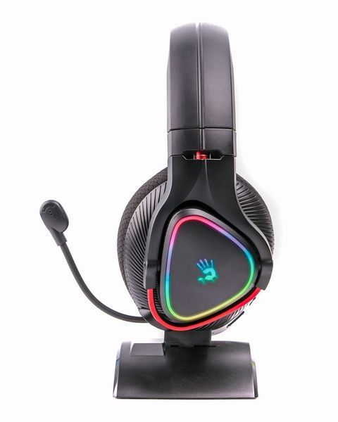 Наушники игровые беспроводные Bloody MR710 с микрофоном, чёрные