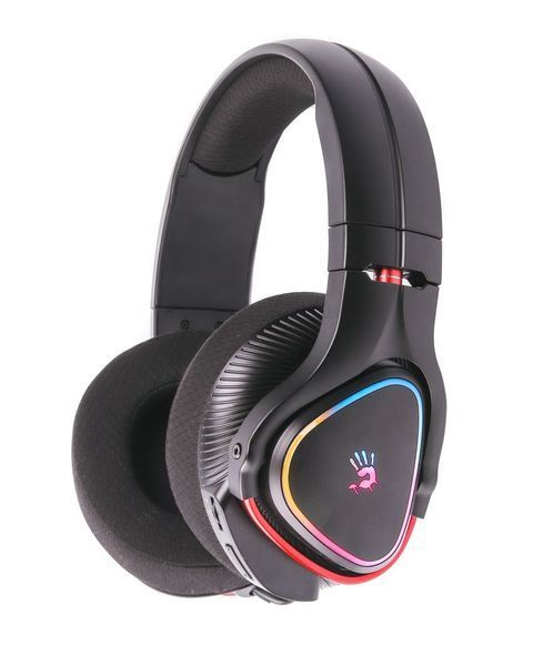 Наушники игровые беспроводные Bloody MR710 с микрофоном, чёрные
