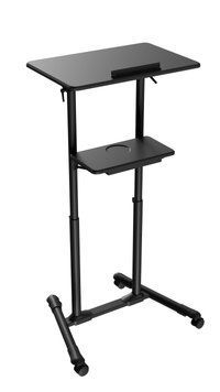 Подставка напольная Gembird TVS-DESK-01-BK для ноутбука и проектора