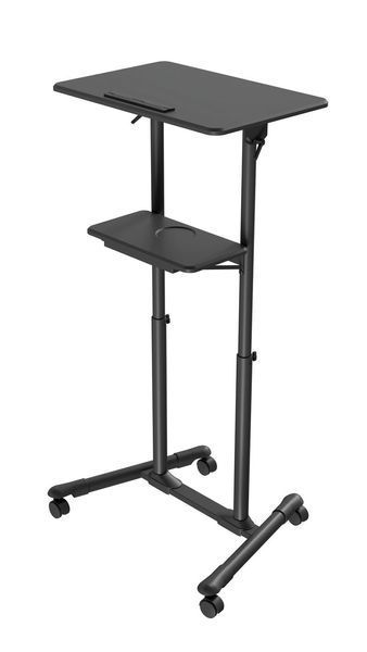 Подставка напольная Gembird TVS-DESK-01-BK для ноутбука и проектора