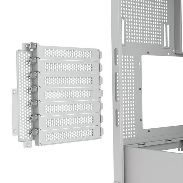 Игровой корпус Cougar FV270 RGB Mid Tower белый, 4 вентилятора ARGB фото