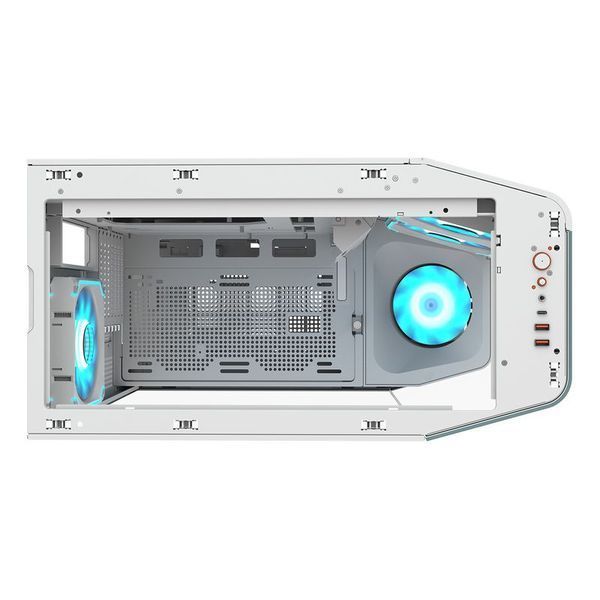 Игровой корпус Cougar FV270 RGB Mid Tower белый, 4 вентилятора ARGB фото