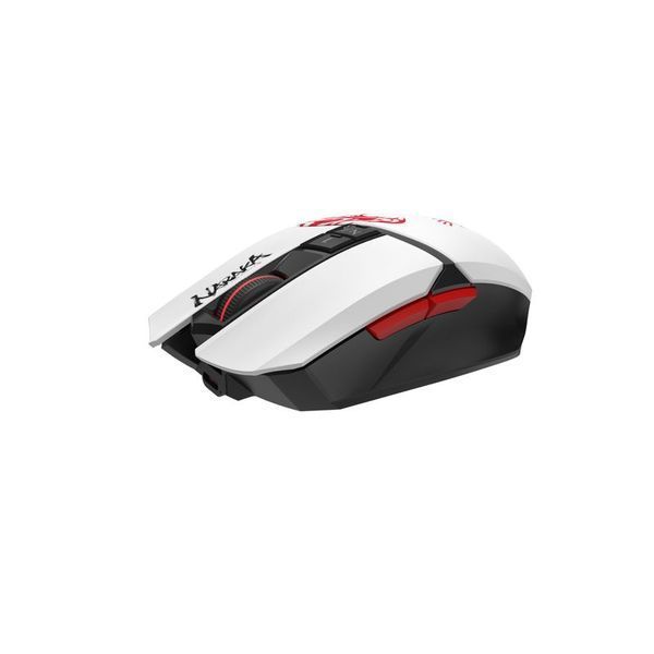 Мышь игровая беспроводная Bloody R36 Ultra Naraka, белая с рисунком фото