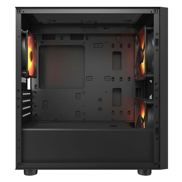 Игровой корпус Cougar Uniface Mini RGB чёрный, 3 вентилятора ARGB фото