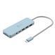 USB-хаб J5create JCD373EC-N 6-в-1 з HDMI і картрідером, блакитний фото 1