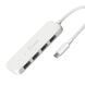 USB-хаб J5create JCH341EW-N на 4 порта USB-A, белый фото 2