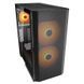Корпус ігровий Cougar Airface FLO RGB Midi Tower, чорний фото 3