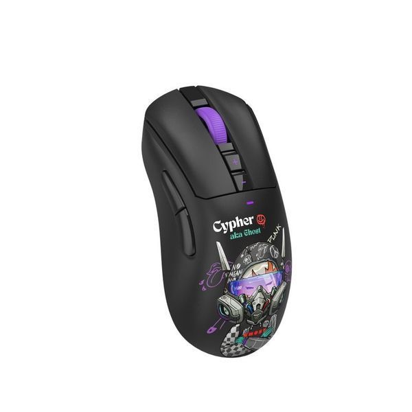 Мышь игровая беспроводная Bloody R73 Ultra Duo Cypher Ghost, чёрная фото