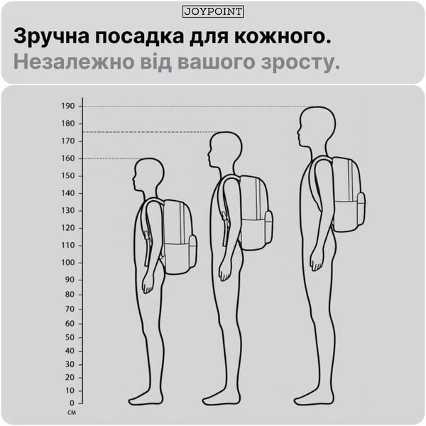 Рюкзак жіночий чоловічий міський для ноутбука бордовий JoyPoint нейлоновий для подорожей підлітковий молодіжний студентський спортивний стильний 20 л