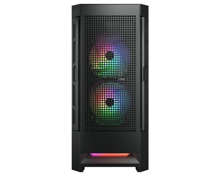 Ігровий корпус Cougar Airface RGB чорний з трьома вентиляторами ARGB фото