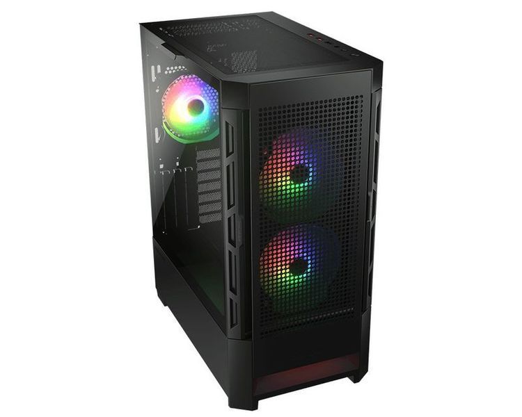 Ігровий корпус Cougar Airface RGB чорний з трьома вентиляторами ARGB фото