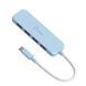 USB-хаб J5create JCH341EC-N USB-C на 4 USB-A, голубой фото 1