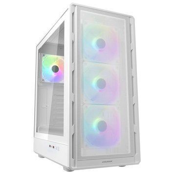 Ігровий корпус Cougar Airface Pure RGB білий, 4 вентилятори RGB фото