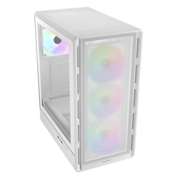 Игровой корпус Cougar Airface Pure RGB белый, 4 вентилятора RGB фото