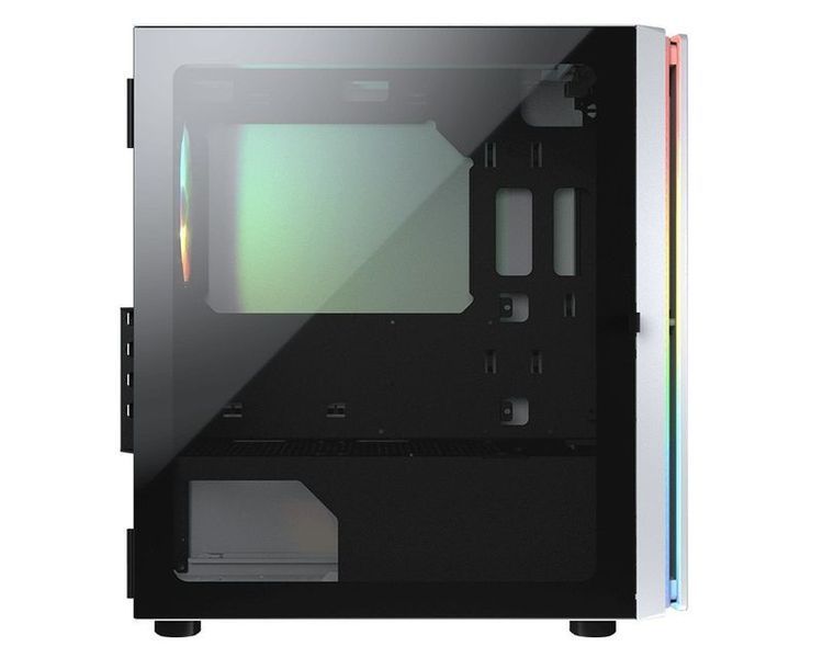 Игровой корпус Cougar Purity RGB белый со стеклянной боковой панелью фото