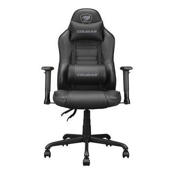 Геймерське крісло Cougar Fusion S Black, чорна екошкіра фото