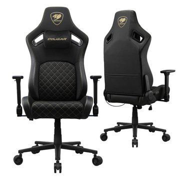 Геймерське крісло Cougar DEFENSOR GOLD F тканина PushBack підтримка 4D підлокітники Tilt нахил 155&deg; до 120 кг фото
