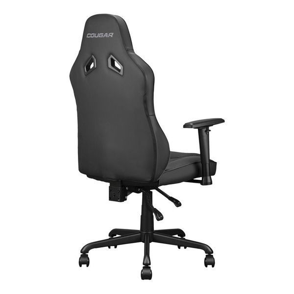 Геймерское кресло Cougar Fusion S Black, чёрная экокожа фото