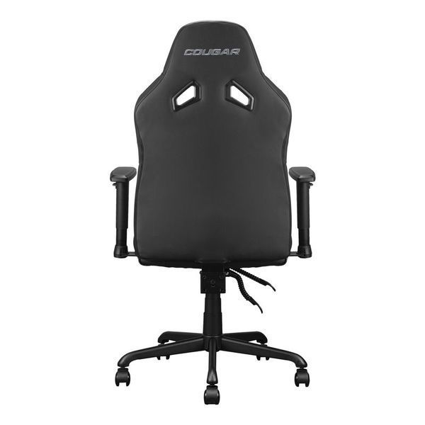 Геймерское кресло Cougar Fusion S Black, чёрная экокожа фото