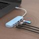USB-хаб J5create JCH342EC-N на 2 USB-A и 2 USB-C, голубой фото 5