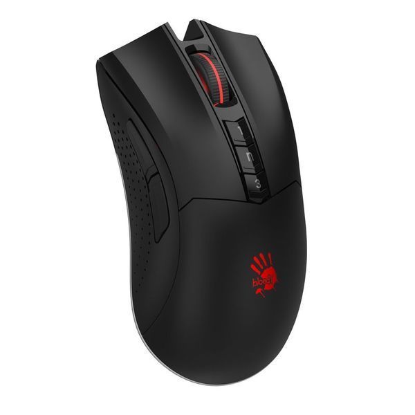 Миша ігрова бездротова Bloody R90 Plus, чорна фото