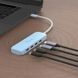 USB-хаб J5create JCH345EC-N USB-C на 4 USB-C, блакитний фото 5