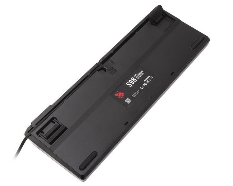 Клавиатура механическая игровая Bloody S98 Sports Red, чёрно-красная фото