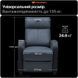 Игровое кресло-диван Cougar Ranger Elite Navy Blue ткань реклайнер подставка для ног наклон до 160&deg; до 135 кг фото 6