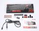 Механічна ігрова клавіатура Bloody S87 Energy Red TKL, чорна фото 15